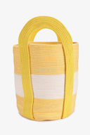 Striped Cotton Rope Basket
