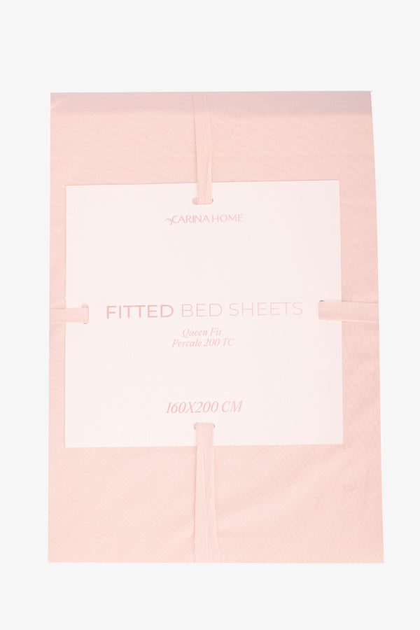 Percale Fitted Queen Bedsheet (TC200)