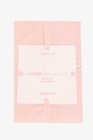 Percale Fitted Super King Bedsheet (TC200)