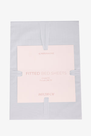 Percale Fitted Queen Bedsheet (TC200)
