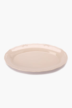 Melamine Serving Plate with Decorative Edge