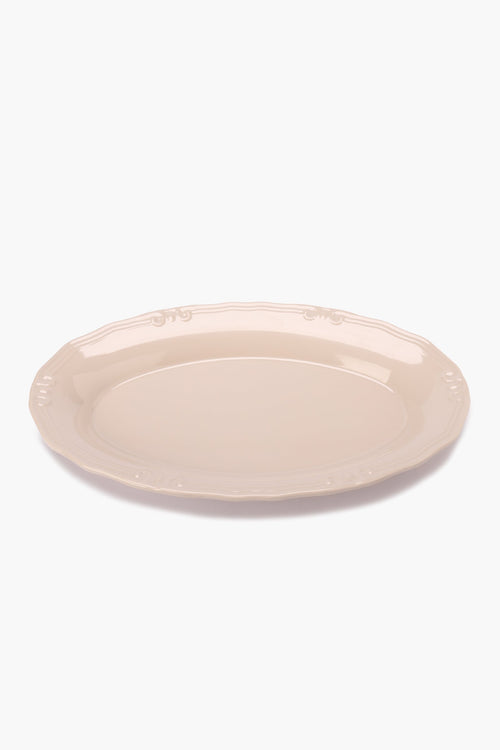 Melamine Serving Plate with Decorative Edge