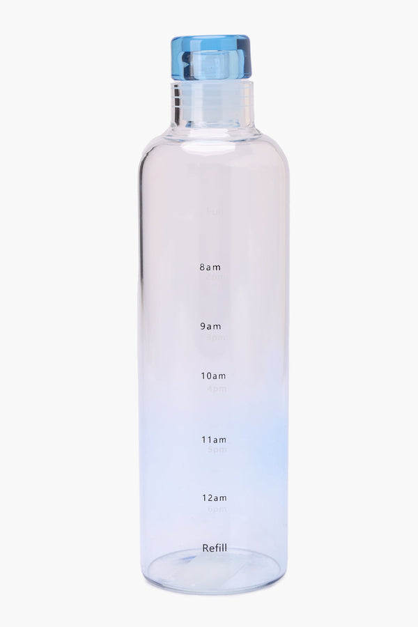 Glass Bottle with Time Markings