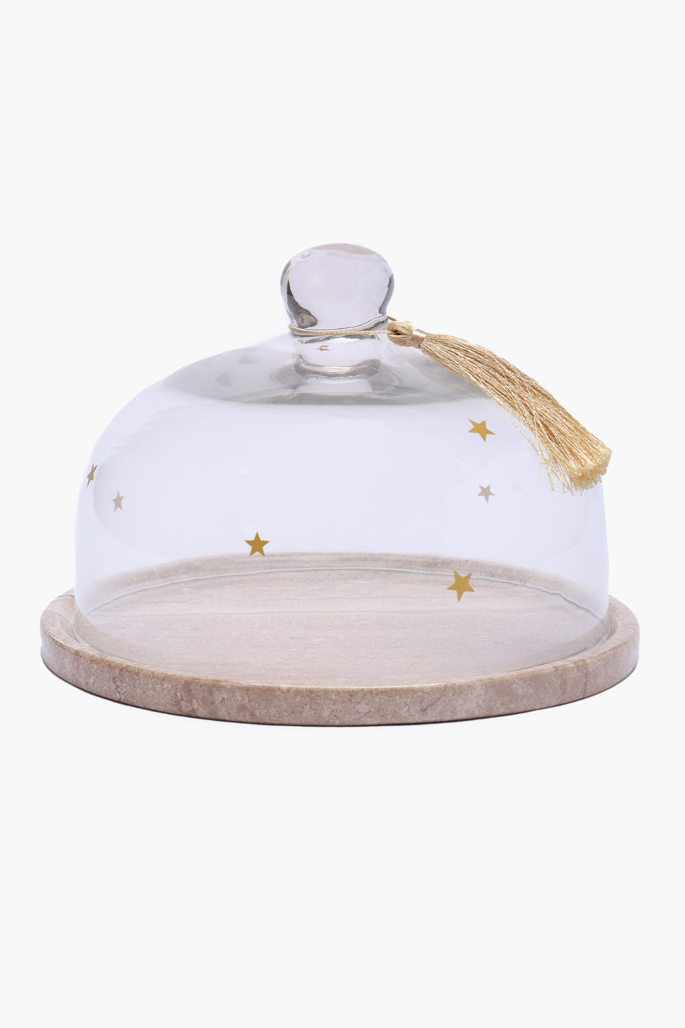 Marble Tray with Glass Cover
