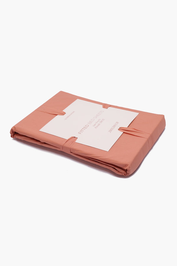 Percale Fitted Super King Bedsheet (TC200)