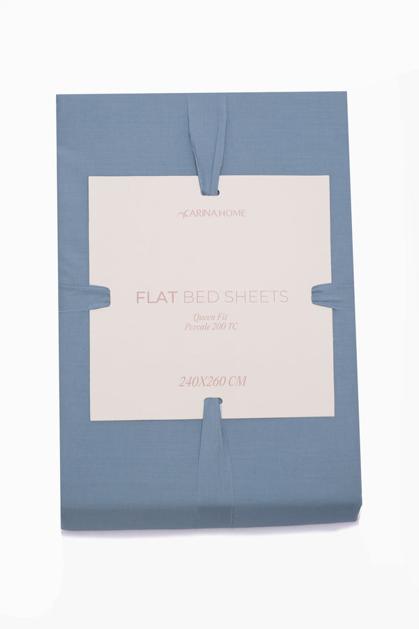Percale Flat Queen Bedsheet (TC200)