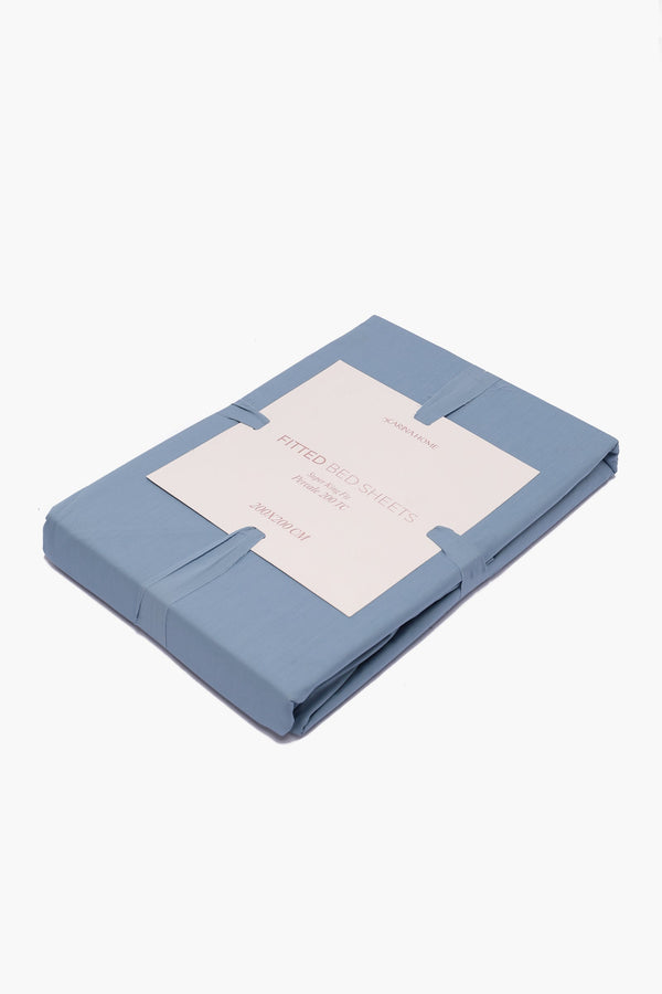 Percale Fitted Super King Bedsheet (TC200)