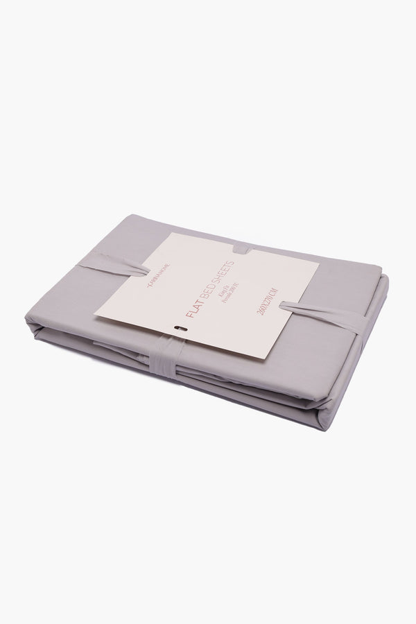 Percale Flat King Bedsheet (TC200)