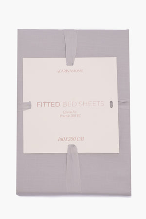 Percale Fitted Queen Bedsheet (TC200)