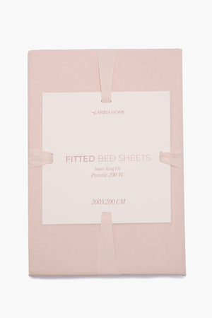 Percale Fitted Super King Bedsheet (TC200)