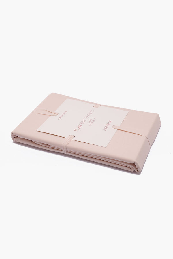 Percale Flat King Bedsheet (TC200)