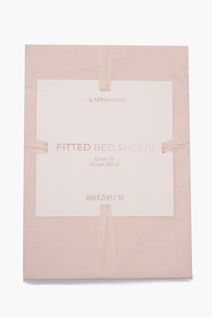 Percale Fitted Queen Bedsheet (TC200)