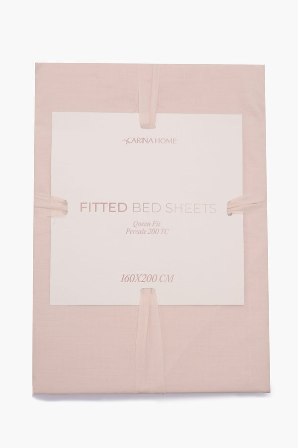 Percale Fitted Queen Bedsheet (TC200)