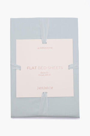 Percale Flat Queen Bedsheet (TC200)