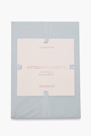 Percale Fitted Super King Bedsheet (TC200)