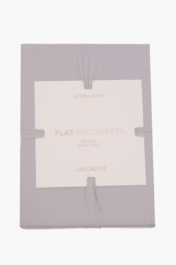 Percale Flat Queen Bedsheet (TC200)
