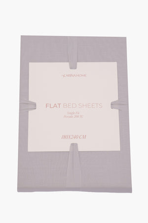 Percale Flat Single Bedsheet (TC200)