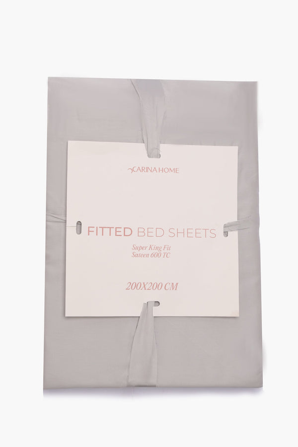 Percale Fitted Super King Bedsheet (TC600)