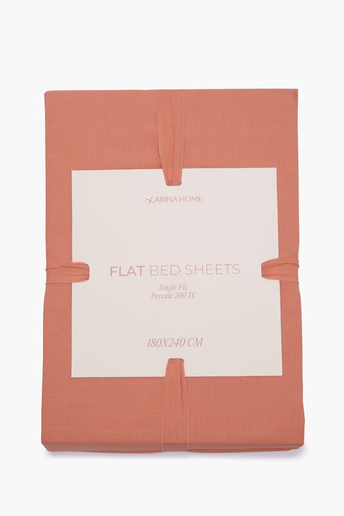 Percale Flat Single Bedsheet (TC200)
