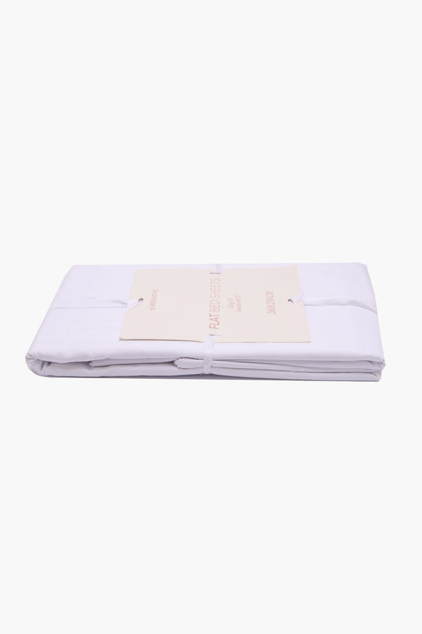 Percale Flat King Bedsheet (TC600)