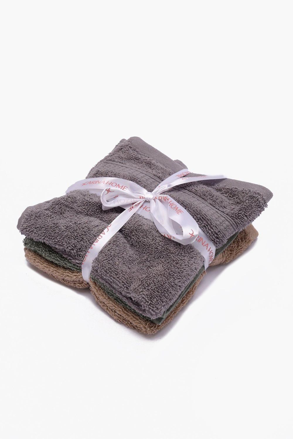 Double Border Face Towels (Pack of 3)