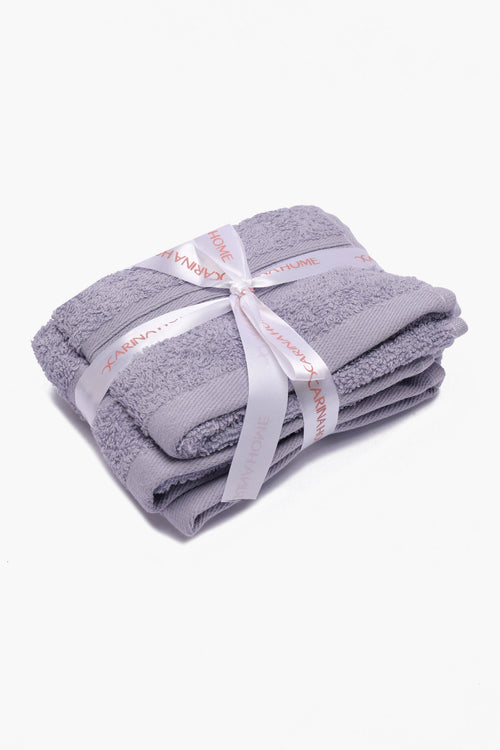Border Face Towels (Pack of 3)