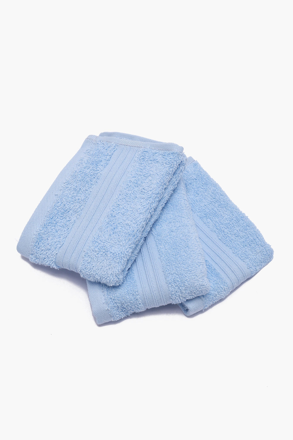 Border Face Towels (Pack of 3)