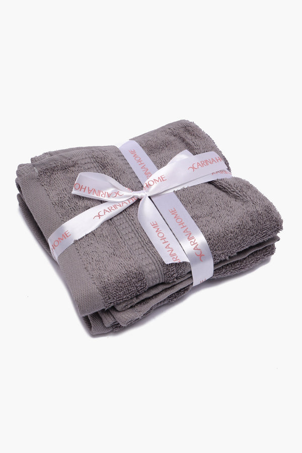 Double Border Face Towels (Pack of 3)