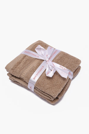 Double Border Face Towels (Pack of 3)