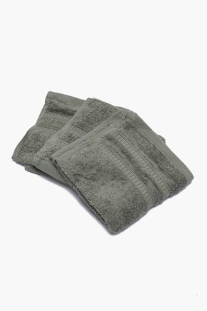 Double Border Face Towels (Pack of 3)