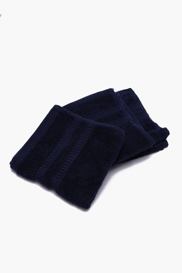 Double Border Face Towels (Pack of 3)