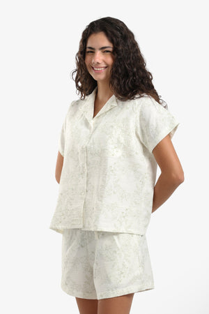 Botanical Print Pyjama Set