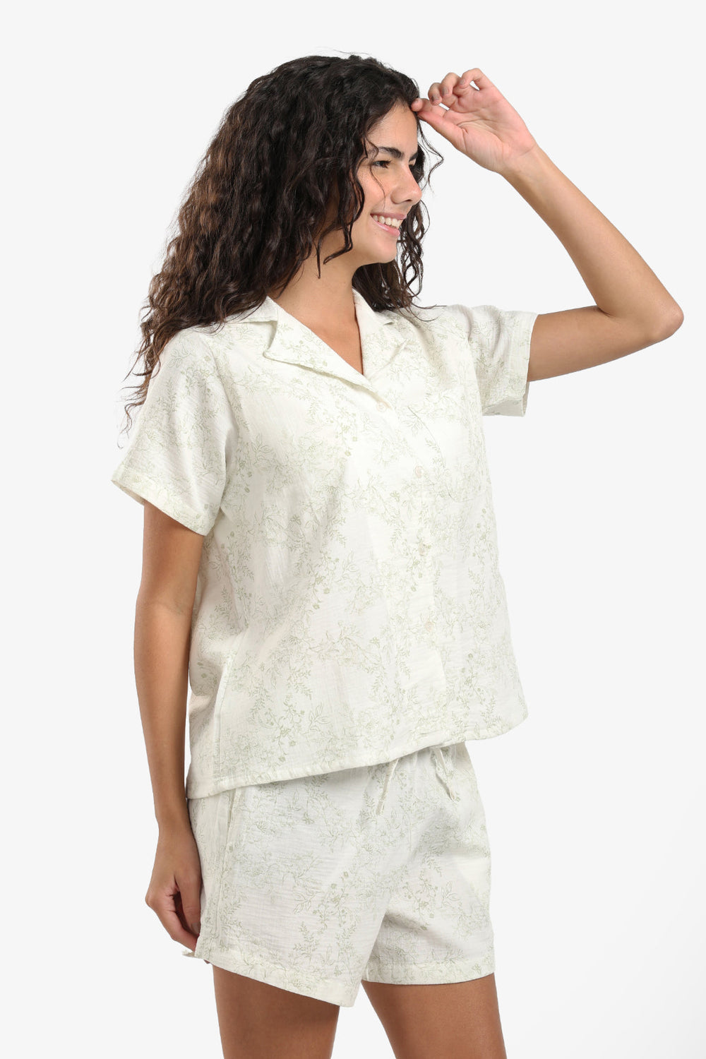 Botanical Print Pyjama Set