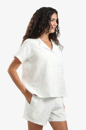 Botanical Print Pyjama Set