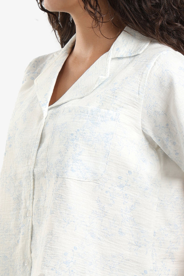 Botanical Print Pyjama Set