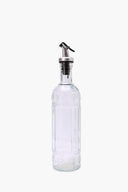 Glass Oil Bottle with Vintage Design