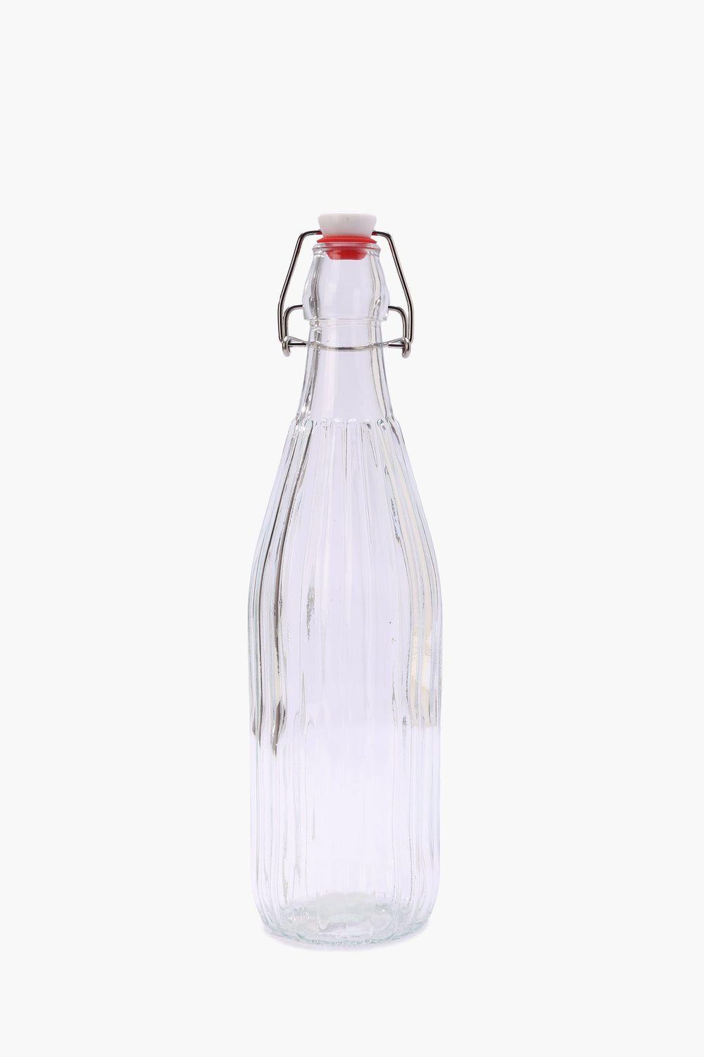 Glass Striped Bottle