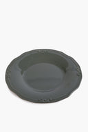 Melamine Round Plate with Decorative Edge (33cm)