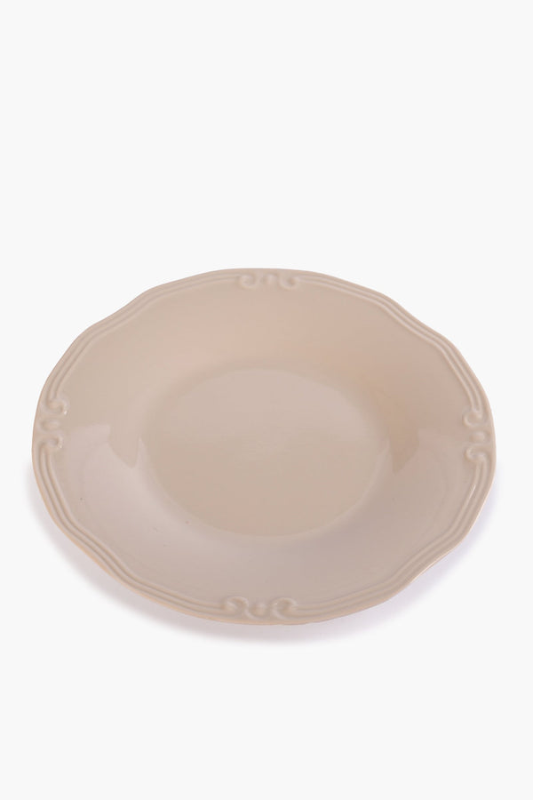 Melamine Dinner Plate with Decorative Edge (21cm)