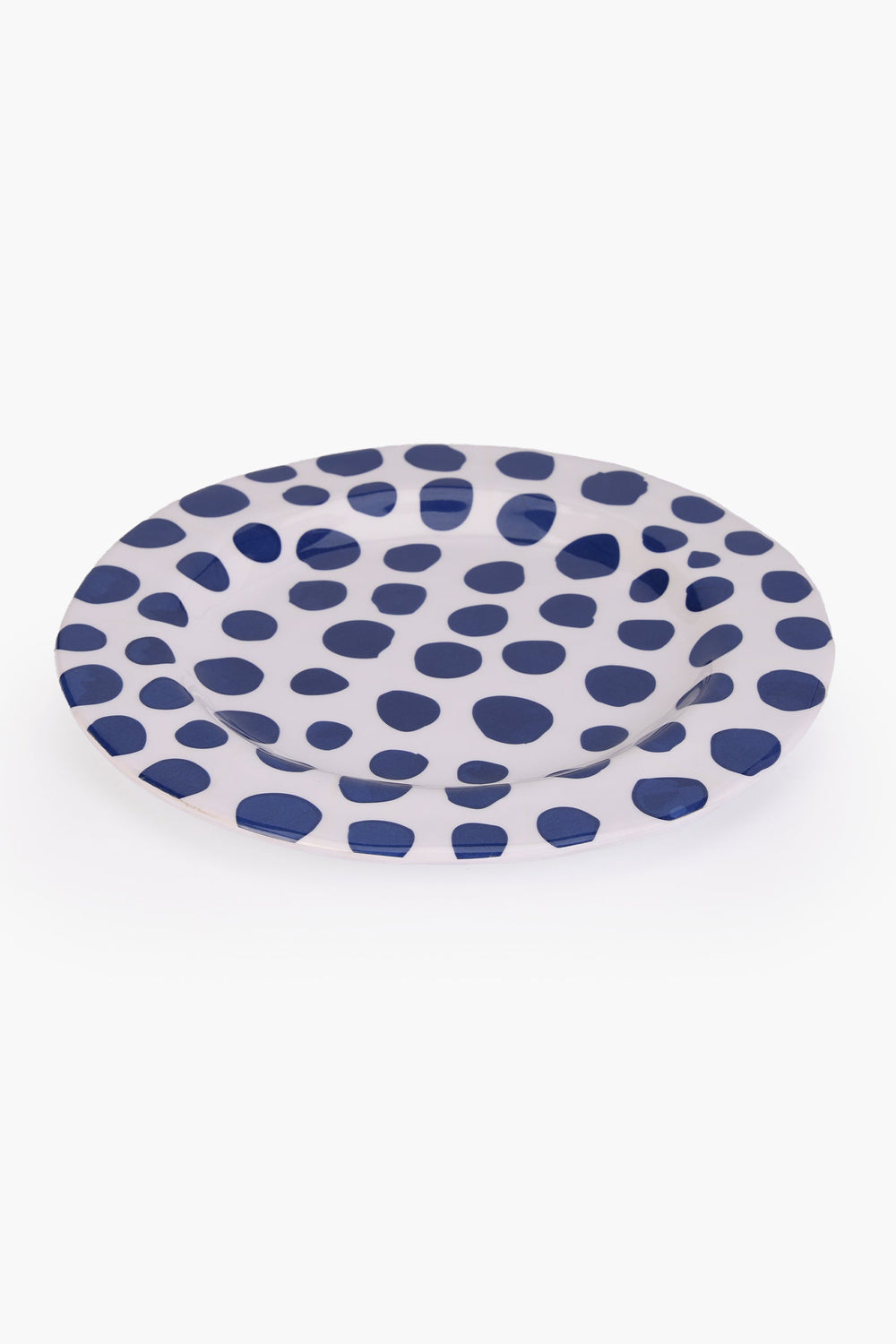 Melamine Dotted Dinner Plate (23 cm)