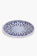 Melamine Blue & White Dinner Plate (23cm)