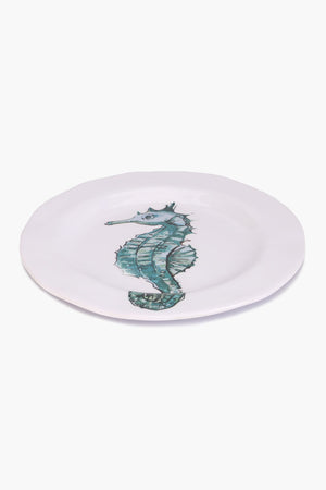 Melamine Seahorse Dinner Plate (28cm)