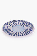 Melamine Blue & White Dinner Plate (28 cm)