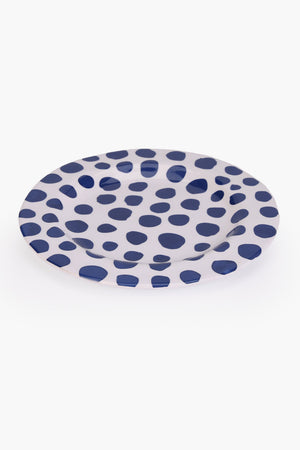 Melamine Dotted Dinner Plate (28 cm)