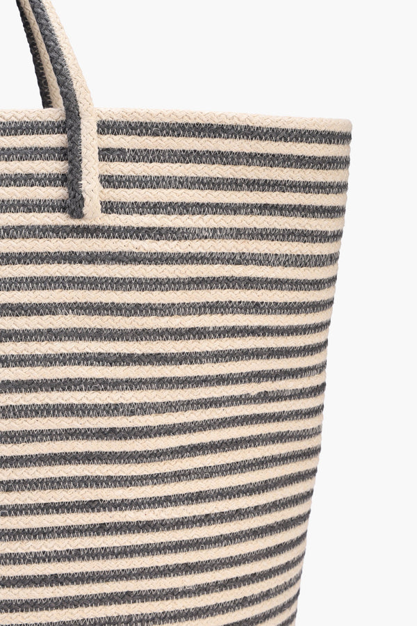 Woven Laundry Basket - 50x35 cm