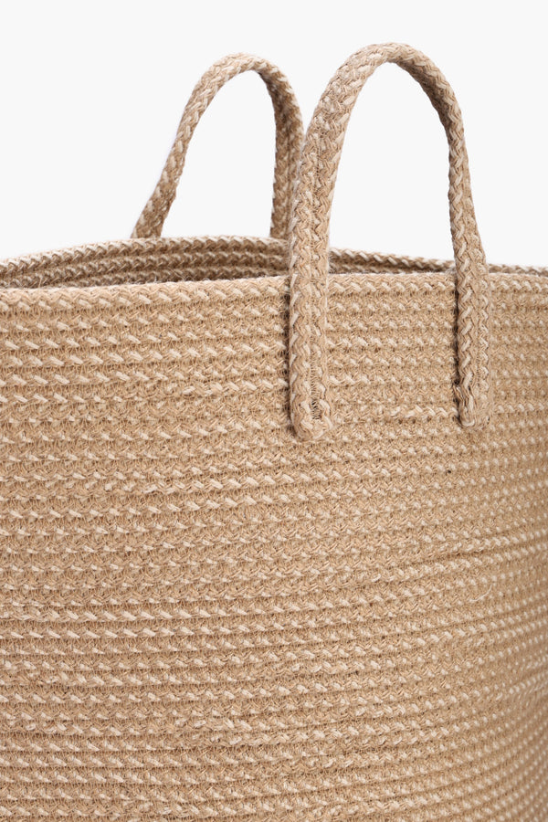 Woven Laundry Basket - 50x35 cm