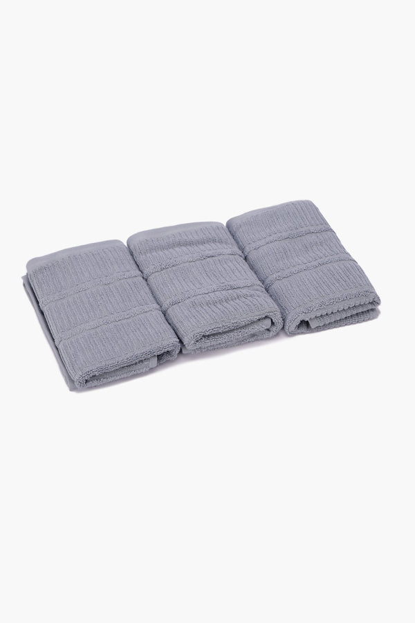 Double Border guest Towel (Pack of 3)