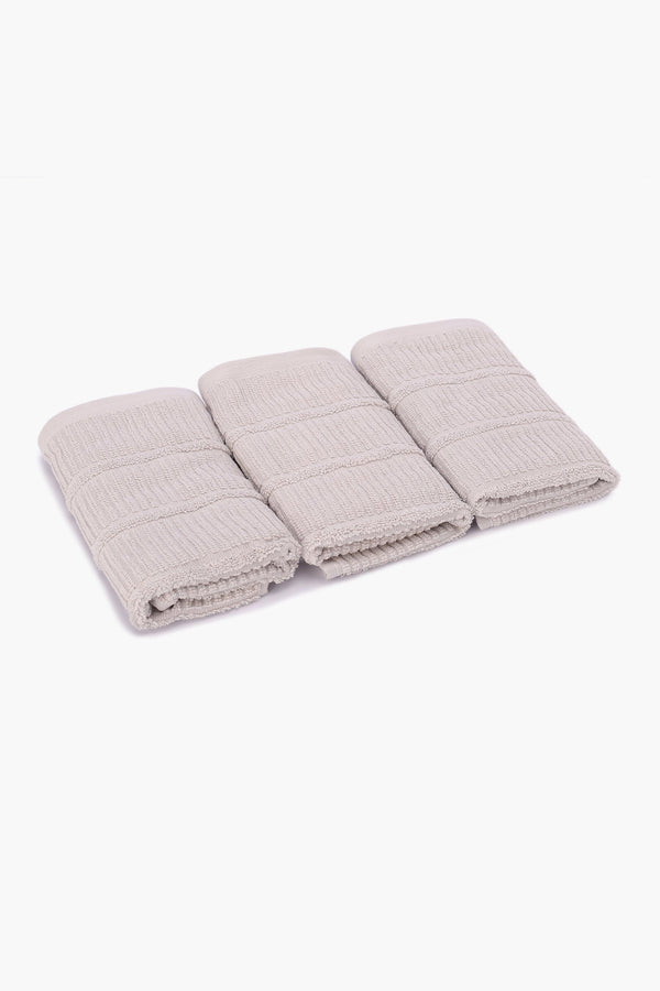 Double Border guest Towel (Pack of 3)