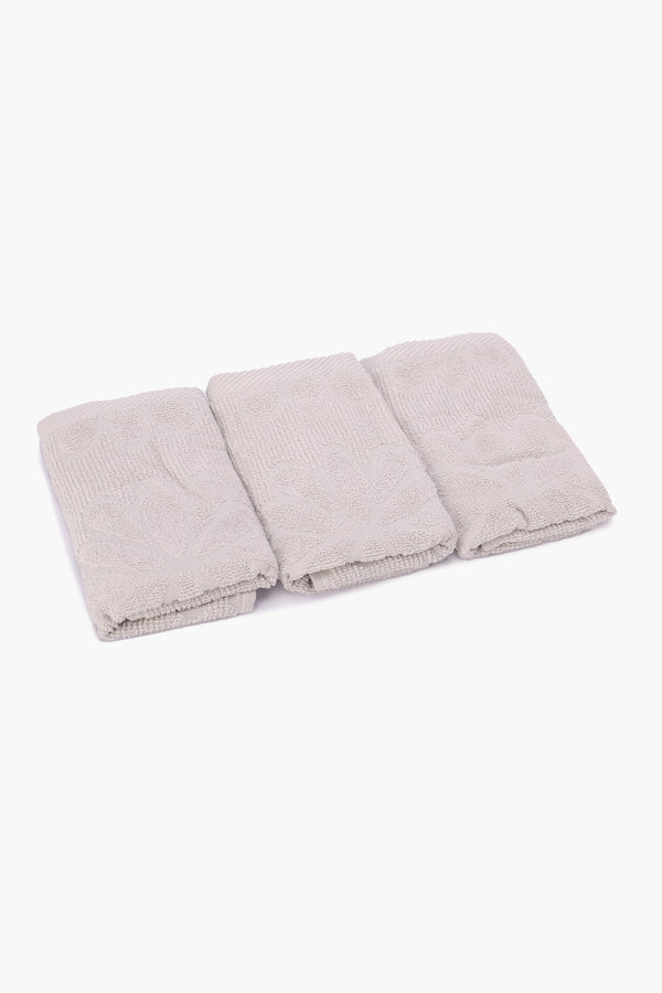 Flower Face Towels (Pack of 3)