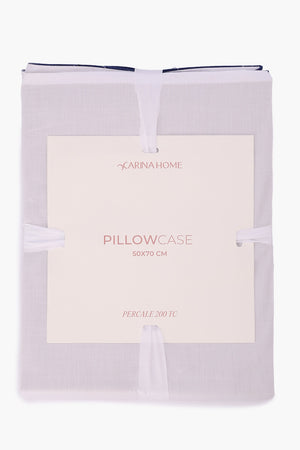 Percale Pillowcase with Pipping (TC200)